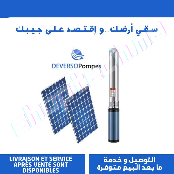 Kit pompe immergée solaire 500w