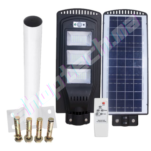 Lampadaire solaire economique 60w avec telecommande