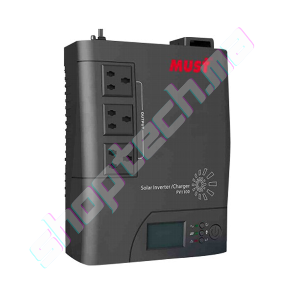 Onduleur hybride must 230vac 1200va, 700w [90 - 280v]