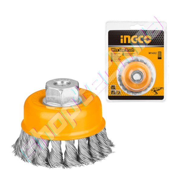 Brosse metallique torsadee 75mm