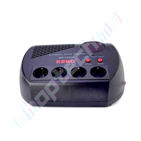 Regulateur de tension kebo 220v 900w sr-1500d
